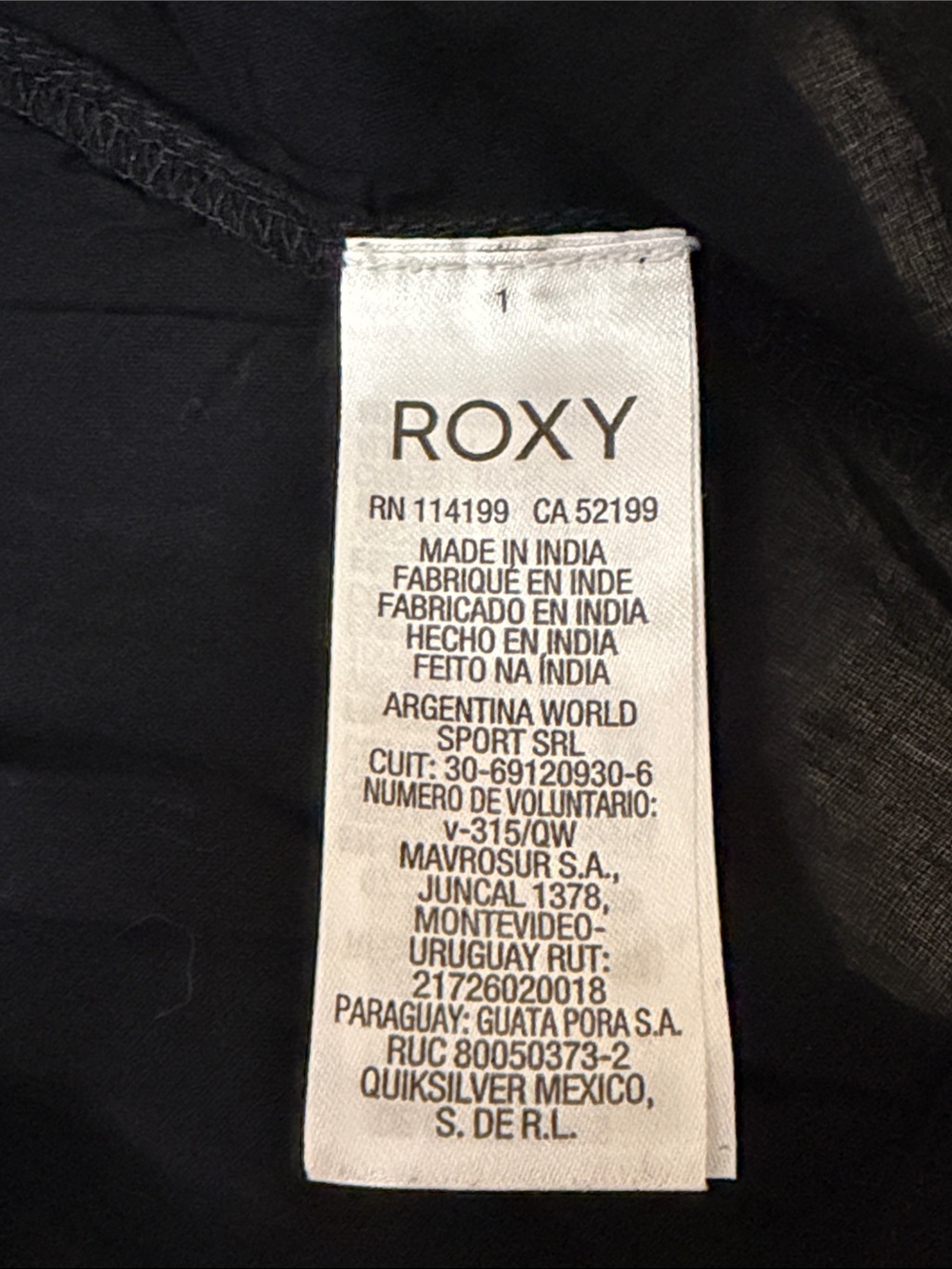 Roxy Black Crochet Yoke Maxi Dress - Picture 12 of 13